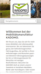 Mobile Screenshot of kadomo.de